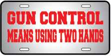 Gun Control Auto Plate