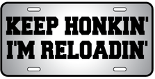 Keep Honkin Auto Plate