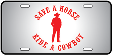 Save A Horse Auto Plate