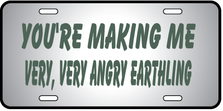 Very Angry Earthling Auto Plate