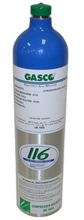 GASCO Calibration Gas, 41% LEL Propane (0.86% Volume), Balance Air in a 116 Liter ecosmart Cylinder, C-10 Connection