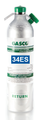 GASCO 348 Mix, Carbon Monoxide 100 PPM, Methane 50% LEL, Oxygen 12% LEL, Balance Nitrogen in a 34 Liter Factory Refillable ecosmart Aluminum Cylinder