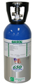 GASCO 384 Mix, Methane 25% LEL, Oxygen 19%, Balance Nitrogen in a 650 Liter ecosmart Cylinder