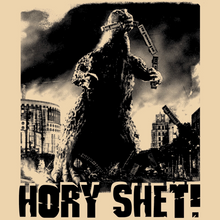 HORY SHET! Funny T-Shirt Japanese Kaiju movie