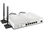 Draytek Vigor 2866L Multi WAN Router with 1x Cat6 4G/LTE modem, 2x SIM Card Slots, 1x VDSL2 35b/G fast/ ADSL2+ modem, 1x Config GbE WAN/LAN port, 5x GbE LAN ports, SPI firewall, 32x VPN Tunnels/ 16x SSL-VPN Tunnels