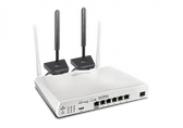 Draytek Vigor 2866Lac Multi WAN Router with 1x Cat6 4G/LTE modem, 2x SIM Card Slots, Wifi-ac, 1x VDSL2 35b/G fast/ ADSL2+ modem, 1x Config GbE WAN/LAN port, 5x GbE LAN ports, SPI firewall, 32x VPN Tunnels/ 16x SSL-VPN Tunnels