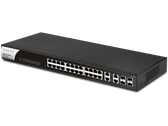 Draytek VigorSwitch G1282 24x GbE, 4x GbE/SFP Combo Ports Web Smart Managed Switch, 56G Switching Capacity