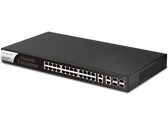 Draytek VigorSwitch P1282 24x PoE/PoE+ GbE Port, 4x GbE/SFP Combo Web Smart Switch (400W), 56G Switching Capacity