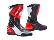 Forma motorcycle sportbike boots on sale. Racing boots are built for speed and agilty. In Stock MOTO-D racing.