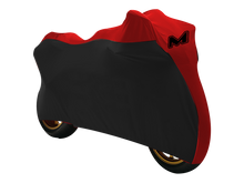 MOTO-D weatherproof motorcycle cover red / black