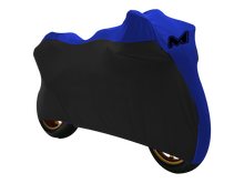 MOTO-D weatherproof motorcycle cover blue / black