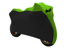 MOTO-D weatherproof motorcycle cover green / black
