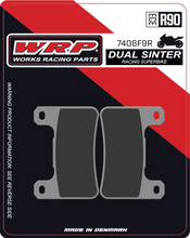 WRP Brake Pads Dual Sinter DS Racing Superbike 7406 F9R