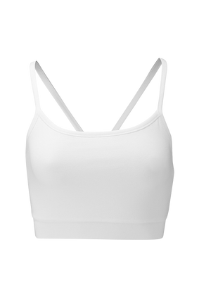 Nicer Crop Tank in White | Wellicious at Fire and Shine | Women's Crops