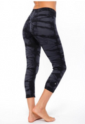 V-FIt Crop in Black Summit | Nux at Fire and Shine | Womens Leggings 