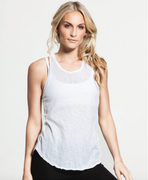Tank Top in White | Sundry at Fire and Shine | Womens Tanks