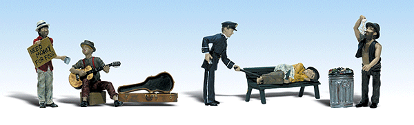 Woodland Scenics 1916 HO Scale Park Bums