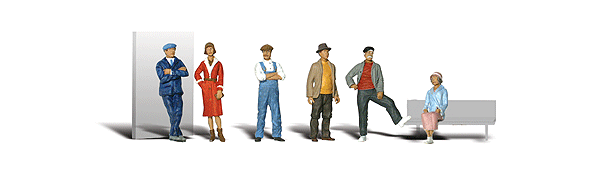 Woodland Scenics 1874 HO Scale 1:87 Casual People