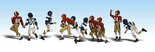 Woodland Scenics 1895 HO Scale 1:87 Youth Football Players