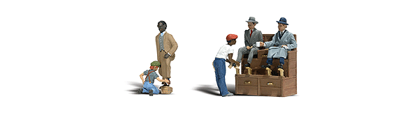 Woodland Scenics 1877 HO Scale Shoe Shiners