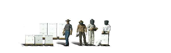 Woodland Scenics 1897 HO Scale Beekeepers