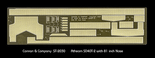 Cannon 2016 HO Scale Detail Part Brass Safety Tread & Step Kit For Athearn SD40T-2 w/81" Nose