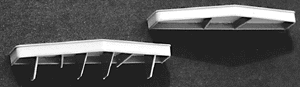 Cannon 2107 HO scale Detail Part EMD 70 Series Anticlimber SD70 (front & rear) & Late GP60 (front)