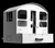 Cannon 1504 HO Scale Detail Part EMD Switcher Cab Kit SW7-SW1200