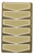 Cannon 2020 HO Scale Detail Part Photo-Etched Brass Anticlimber Safety Tread pkg(6) Fits #2106 60-Series 