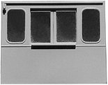 Cannon 1506 HO Scale Detail Part EMD Cab 4 Window Cab Side 40 Series