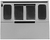 Cannon 1506 HO Scale Detail Part EMD Cab 4 Window Cab Side 40 Series