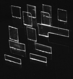 Cannon 1505 HO Scale Detail Part EMD Laser-cut Window Sets for #1501 and 1502 Cab Kits