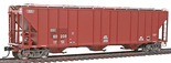 Walthers Platinum HO Evans 4780 Covered Hopper EEC 60209 #932-41215