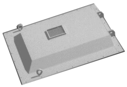 Cannon 1358 HO Scale Detail Part EMD Filter Hatches GP 59 GP60 GP60M