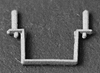 Detail Associates 6417 HO Scale Stirrups Straight Bottom Mount pkg(8) 8-1/2 x 13"