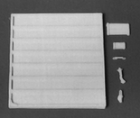 Detail Associates 6306 HO Scale Superior Panel Doors pkg(2) 8 x 9' 7-Panel