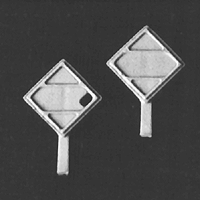Detail Associates 6237 HO Scale Tank Car Parts Placards pkg(8)
