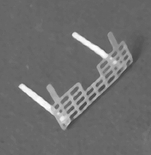 Detail Associates 6211 HO Scale Boxcar Parts Brake Platform pkg(2)