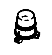 Details West 106 Rotary Beacon w/Cored Lens Roof Mount Ho Scale 