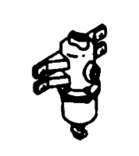 Details West 154 Air Filters, Early Type 1st & 2nd Generation Hood Units HO Scale