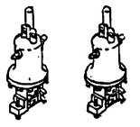 Details West 199 Prime Type Air Filter Type 2 HO Scale
