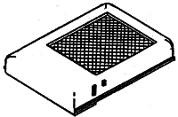 Copy of Details West 213 Winterization Hatches - 48" - Square - Later EMD SD45s & F45s HO Scale