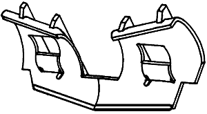 Details West 216 Snow Plow Amtrak HO Scale