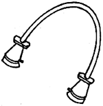 Details West 218 MU Cables Double Plugs pkg(4) HO Scale