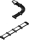 Details West 239 Traction Motor Cable Set HO Scale