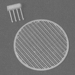 Detail Associates 2703 Air Grilles (Photo-Etch Stainless Grille & Plastic N-B-W Castings) ALCO 57" Diameter pkg(2) HO Scale 