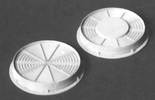 Detail Associates 2003 Cooling Fans pkg(4) 48" Flat Top - Dynamic Brake Ho Scale