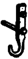 Precision Scale Co PSC 3304 Chain Hooks Inboard HO Scale