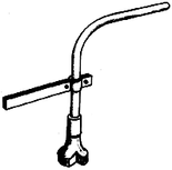 Precision Scale Co PSC 3313 Overflow Pipe w/Bracket HO Scale