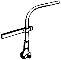Precision Scale Co PSC 3313 Overflow Pipe w/Bracket HO Scale